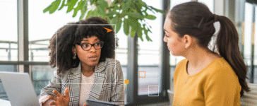 Performance improvement plan discussion between manager and employee