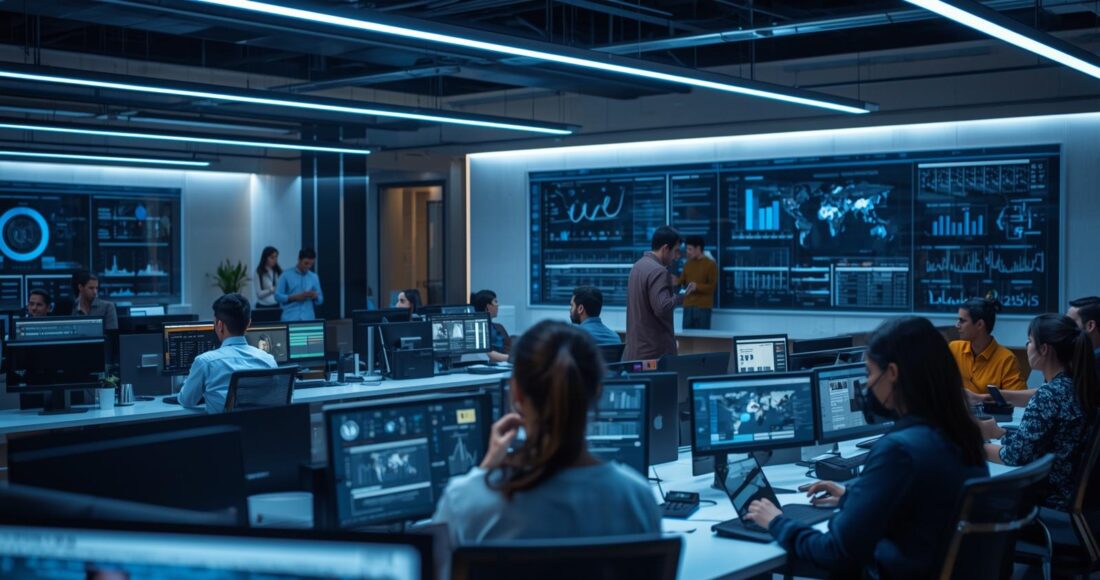 AI-powered business operations and intelligent workplace automation