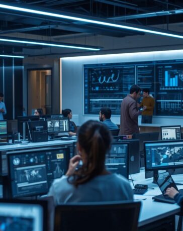 AI-powered business operations and intelligent workplace automation