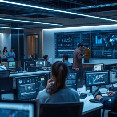 AI-powered business operations and intelligent workplace automation