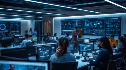 AI-powered business operations and intelligent workplace automation