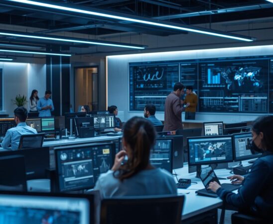 AI-powered business operations and intelligent workplace automation