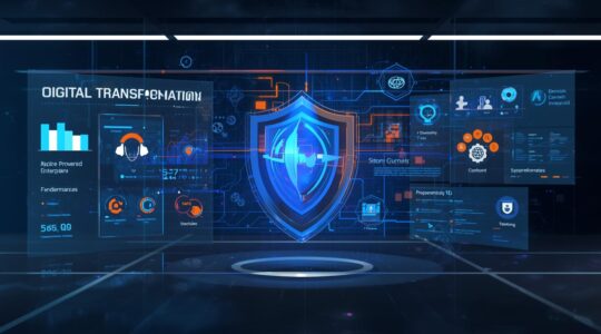 Future digital enterprise with secure productivity and AI-powered cybersecurity systems
